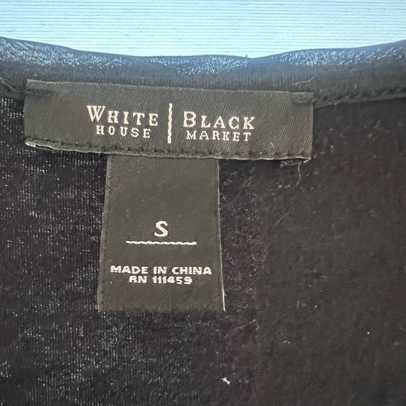 White House Black Market sequin tank top. Size small. - Picture 3 of 4